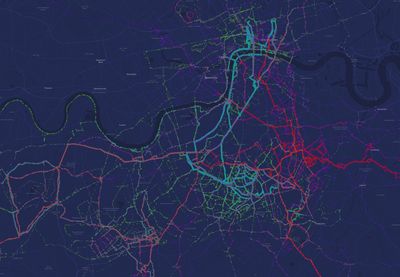 Personal Activities Heatmap London